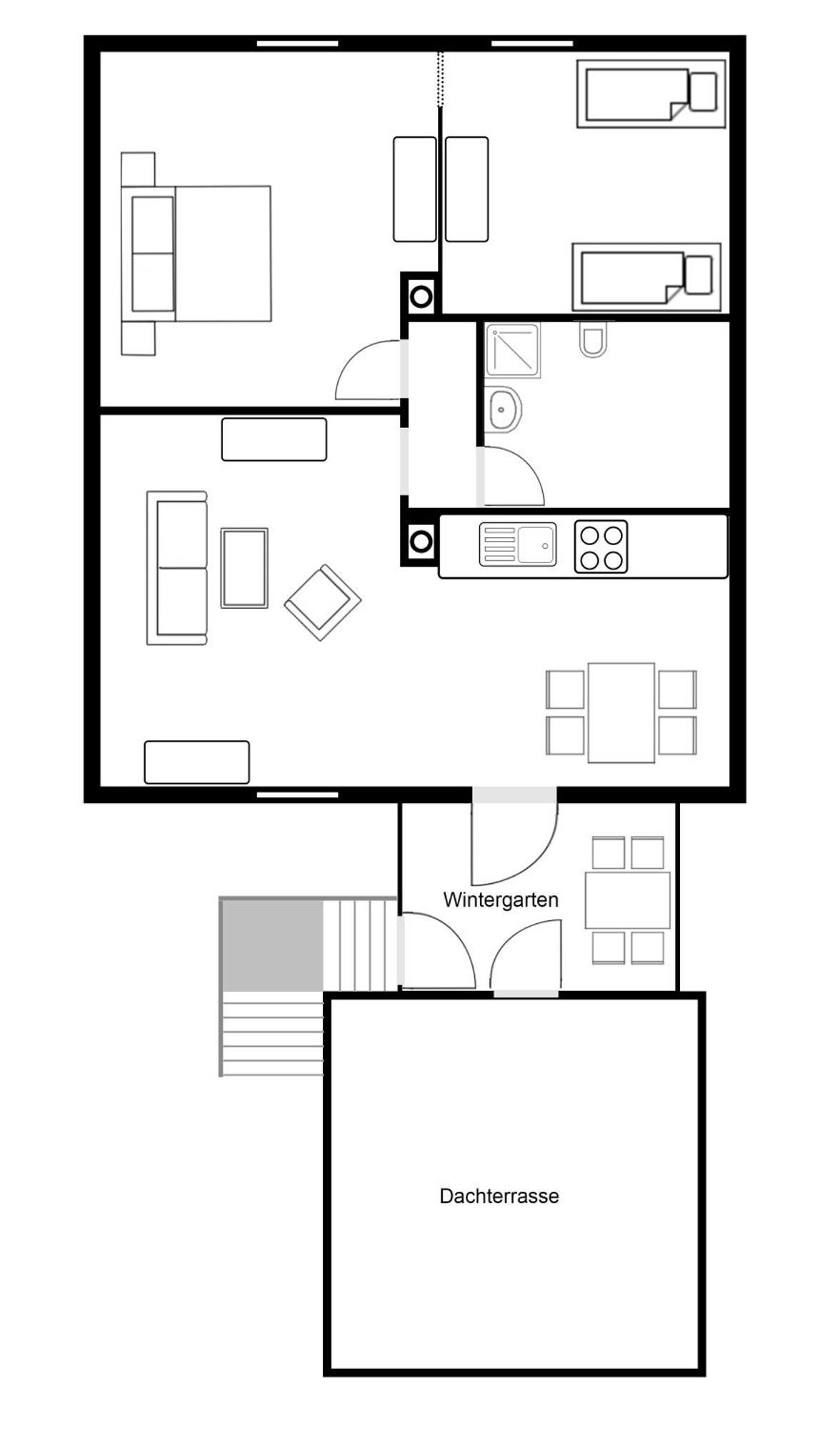 Wohnung Mit Wintergarten Wittmund Luaran gambar